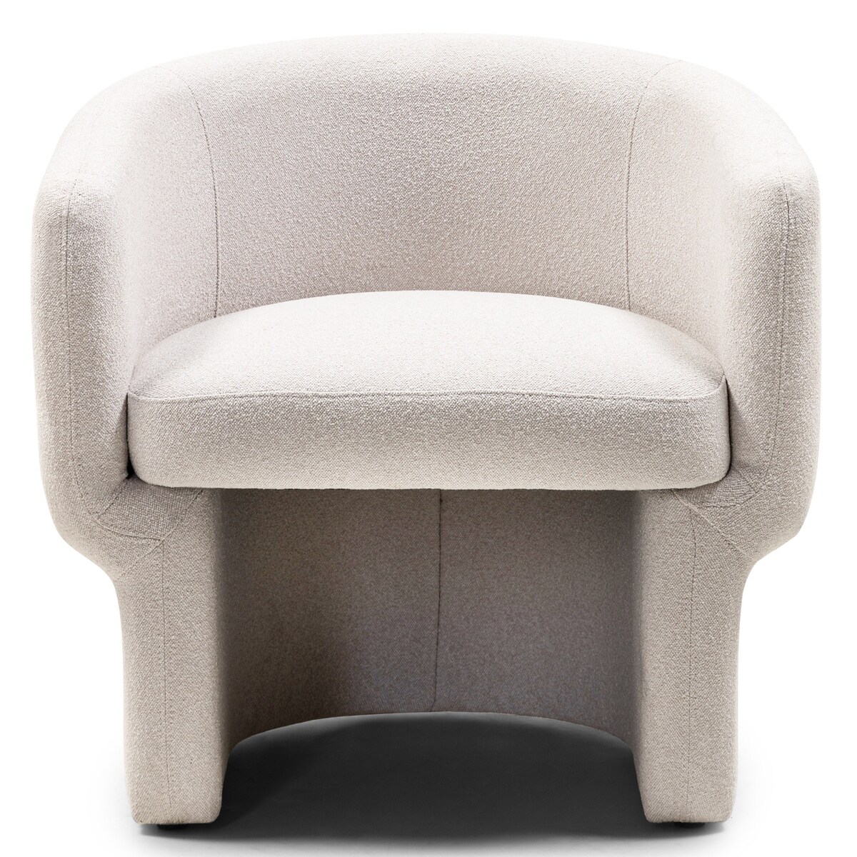 Fotel obrotowy 72x74x69 cm MURIEL jasnobeżowy