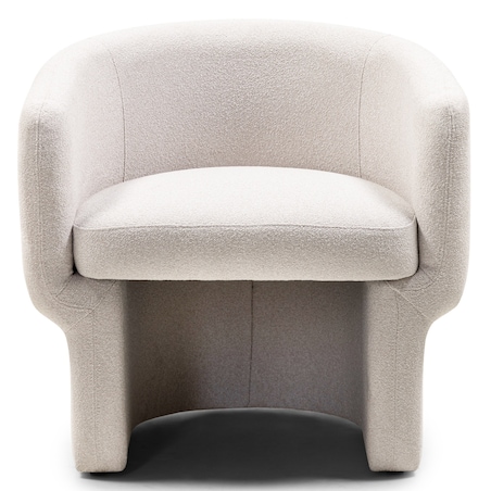 Fotel obrotowy 72x74x69 cm MURIEL jasnobeżowy