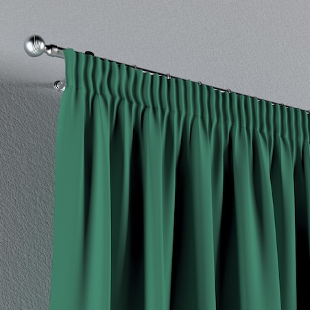 Zasłona na taśmie marszczącej 1 szt. 130x260 butelkowa zieleń