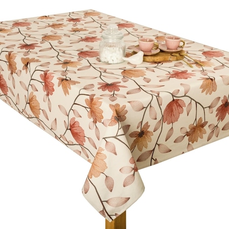 Obrus Velvet - Jesień - 120x180 cm - brązowy