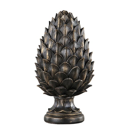 FIGURKA KARCZOCH DEKORACYJNA OGRODOWA SZYSZKA BOHO RETRO DEKORACJA 26cm