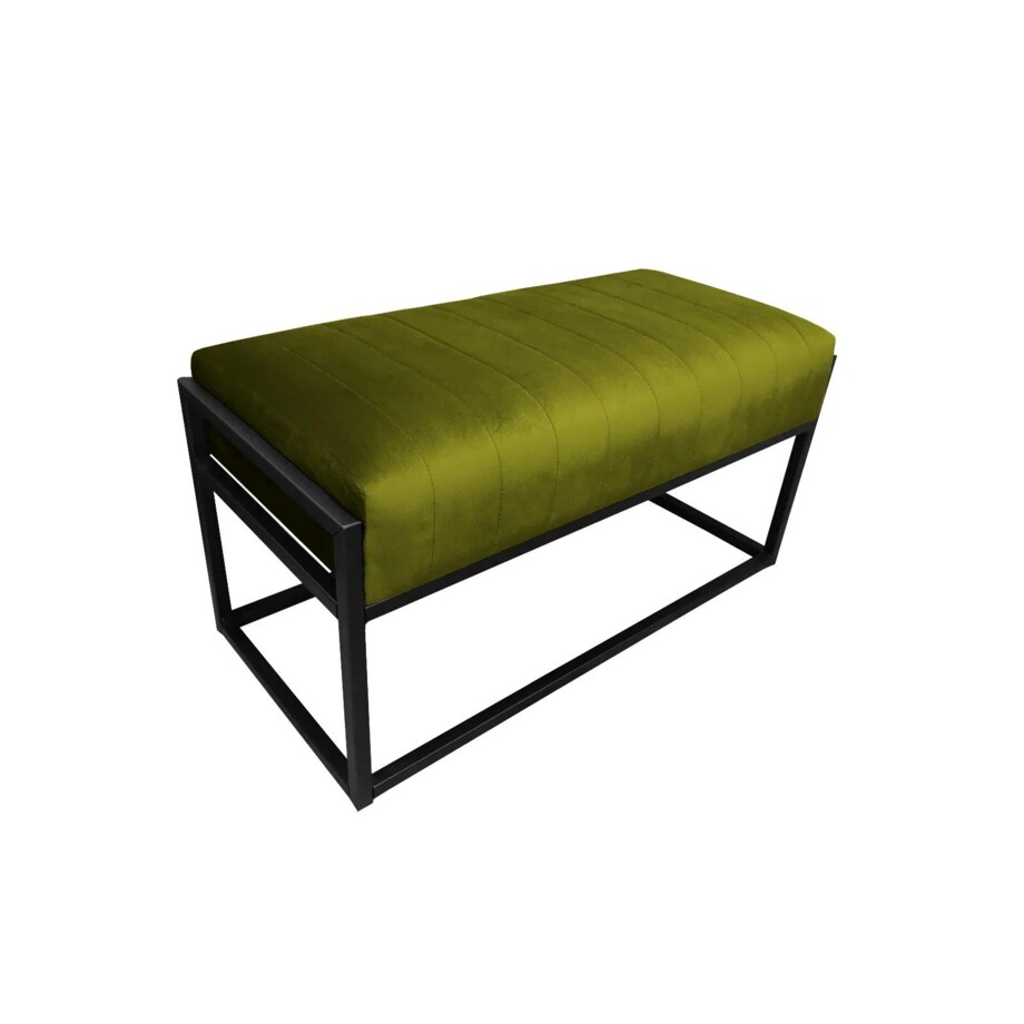 Ławka LILU BL VELVET oliwkowa