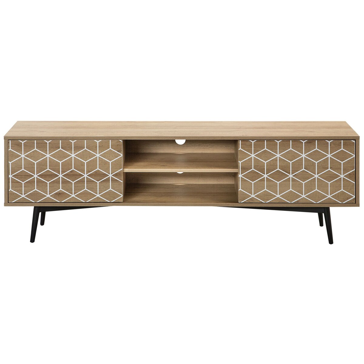 Szafka RTV jasne drewno TORVI