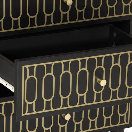 vidaXL Szafka nocna, 50x33x60 cm, lite drewno mango