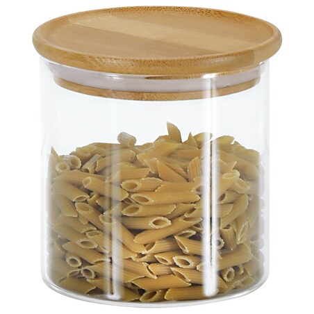 Pojemnik szklany z pokrywką z bambusa, 500 ml, KESPER