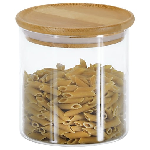 Pojemnik szklany z pokrywką z bambusa, 500 ml, KESPER