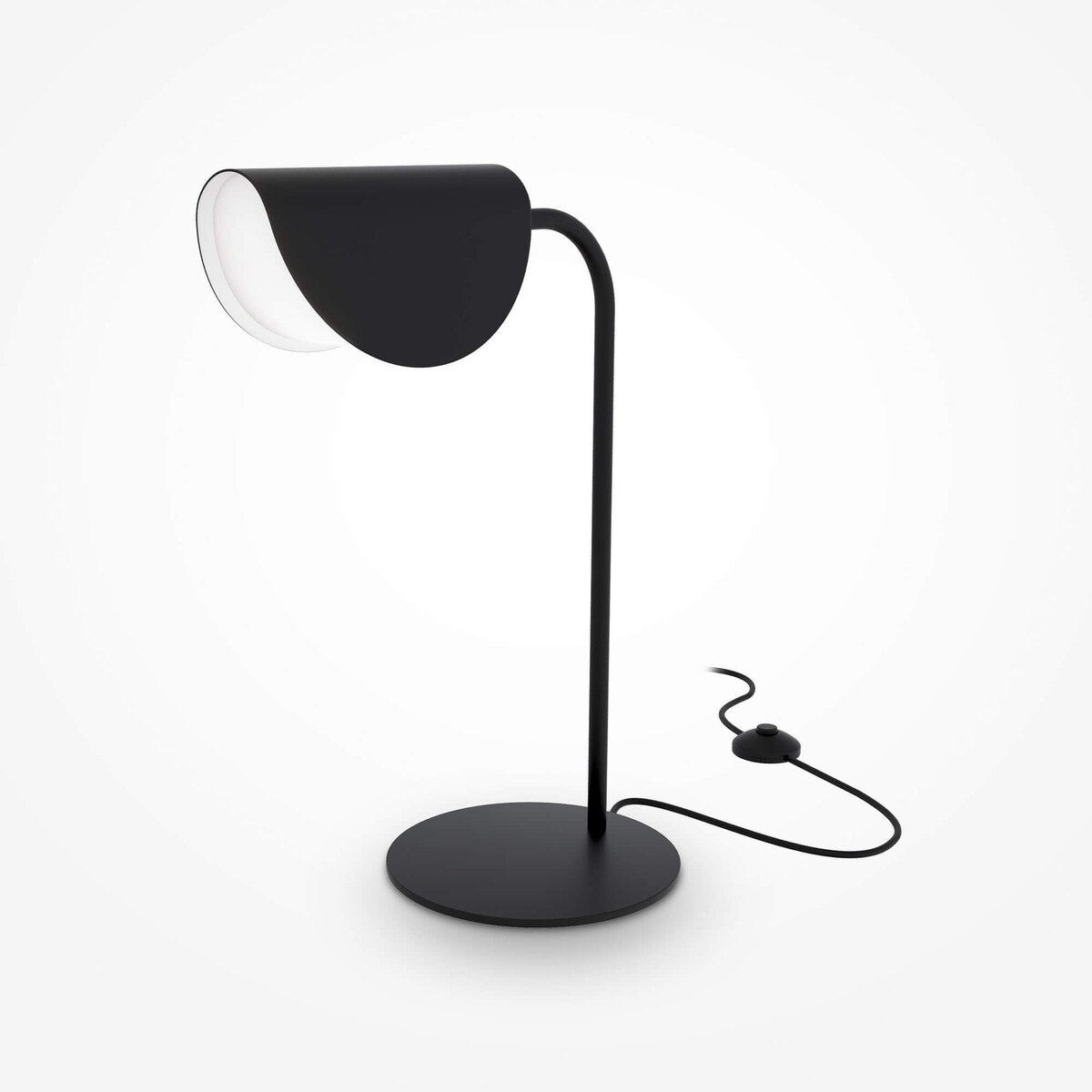 Lampa biurkowa Mollis MOD126TL-01B do gabinetu czarna