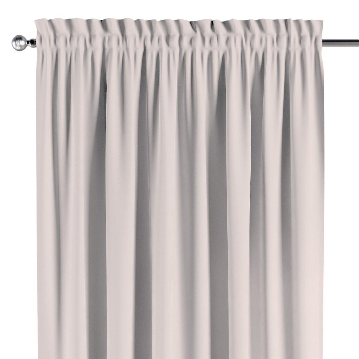 Zasłona na kanale z grzywką 1 szt. 130x245 ecru