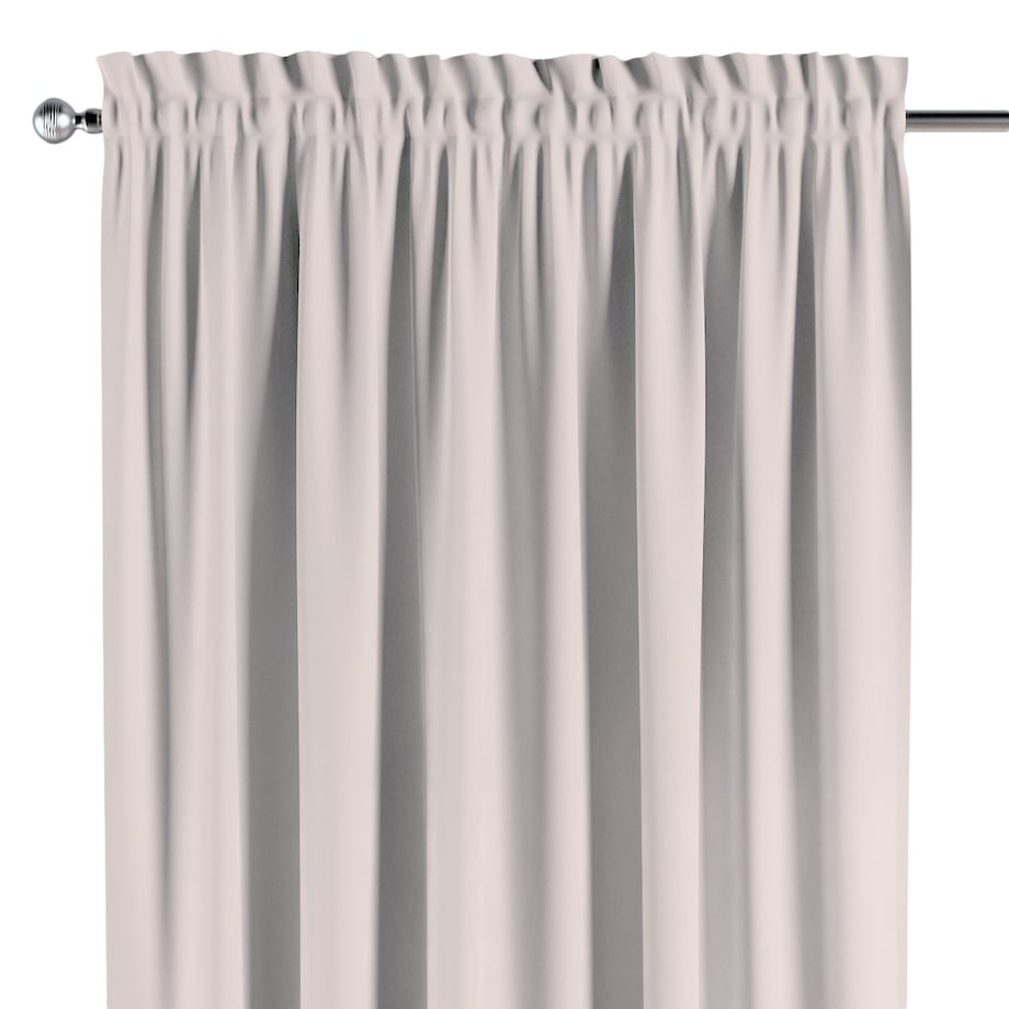 Zasłona na kanale z grzywką 1 szt. 130x245 ecru