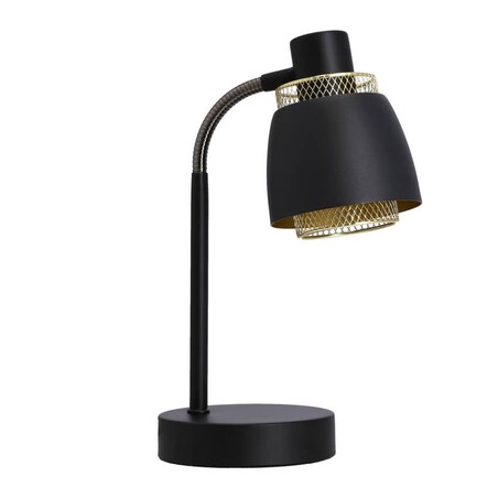 Regulowana lampka biurkowa Aleksandria 41-13774 Candellux złota czarna