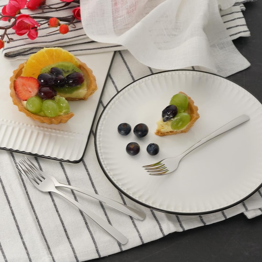 VILLA ITALIA Komplet widelczyków do ciasta 6 sztuk ALANIS