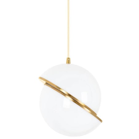 Lampa wisząca Globe MSE010100238 dwie półkule białe złote