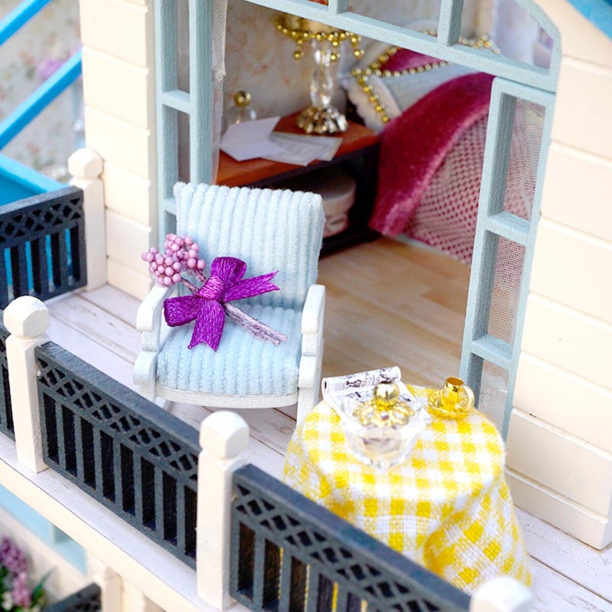 Miniaturowy domek - Amerykański cottage