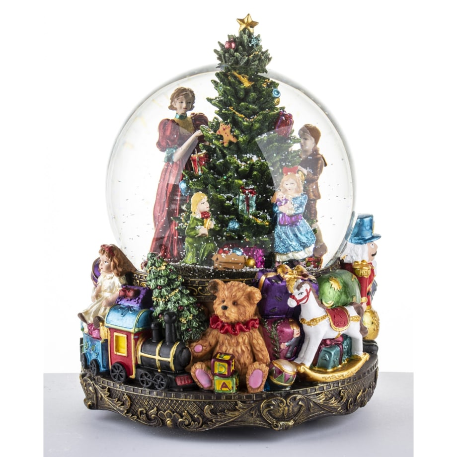 Kula śnieżna z pozytywką LED 24x19x19 cm PALLA DI VETRO