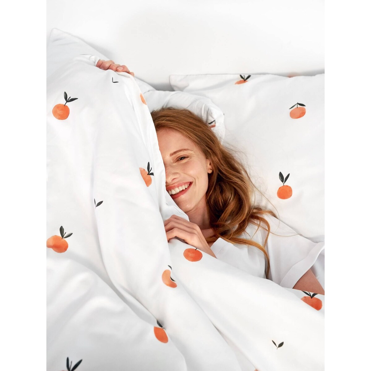 Pościel Mandarynki 140/200 + 70/80 cm