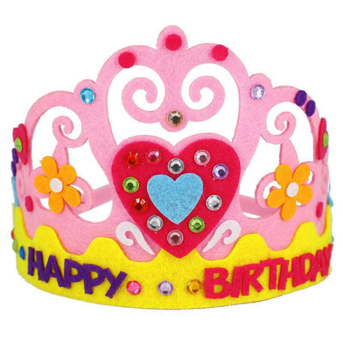 Świat księżniczek - filcowy zestaw DIY - 8 elementów