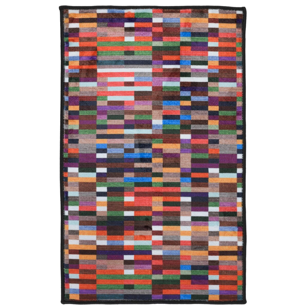 Dywan, chodnik nowoczesny geometryczny Piksel 50x80 cm e-floor wielokolorowy