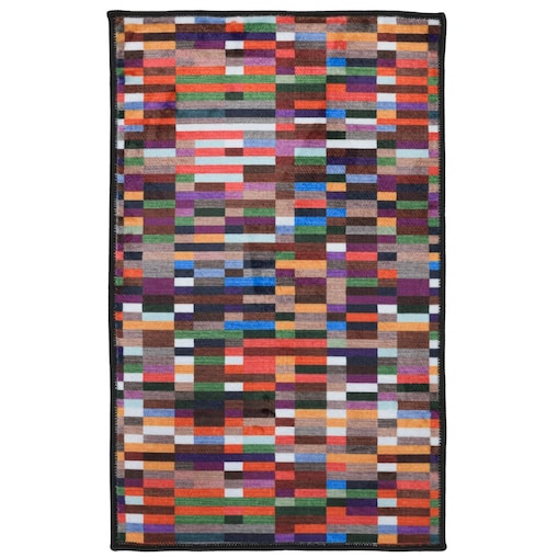 Dywan, chodnik nowoczesny geometryczny Piksel 50x80 cm e-floor wielokolorowy