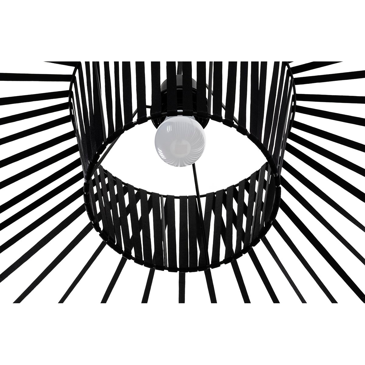 Lampa wisząca Capello DW8098/FI120 King Home druciany kapelusz czarny