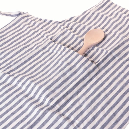 Fartuch kuchenny w paski, regulowany, męski lub damski