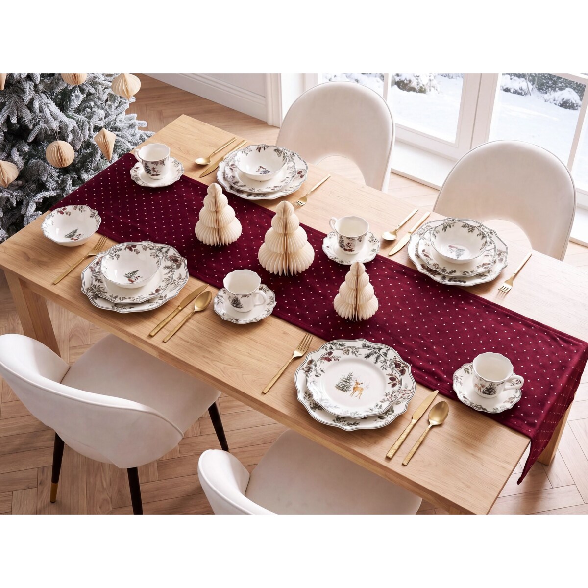 Zastawa stołowa 20-częściowa YUZU Porcelana Kolorowy