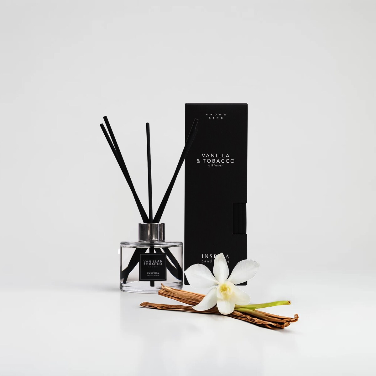 Dyfuzor zapachowy Vanilla &amp; Tobacco, 100ml, INSPIRA