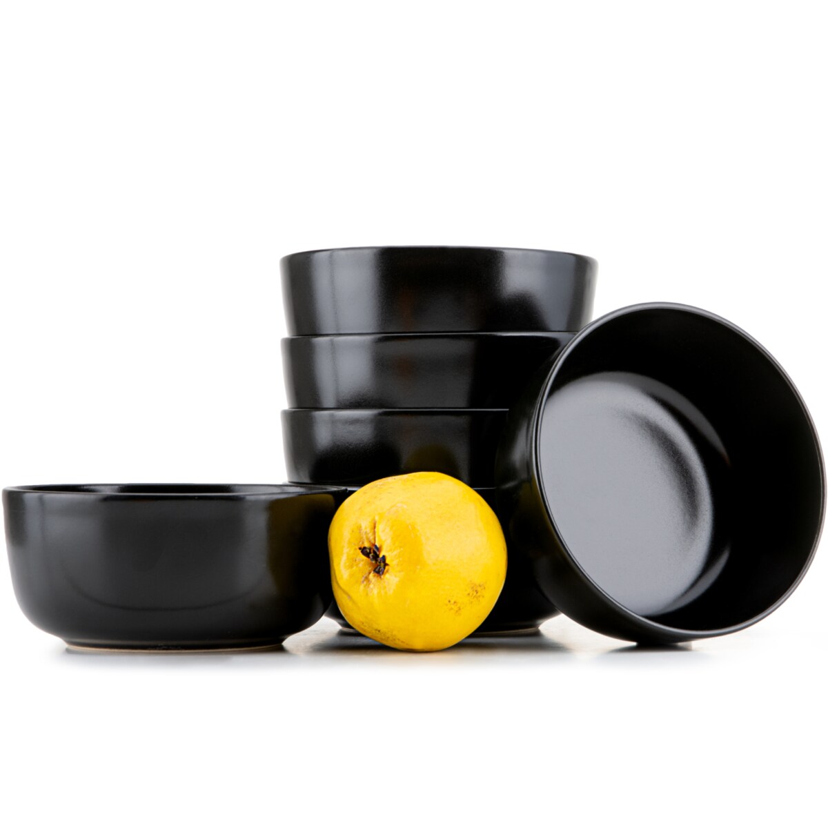 KONSIMO VICTO Zestaw misek dla 6 osób (6 elementów) czarny