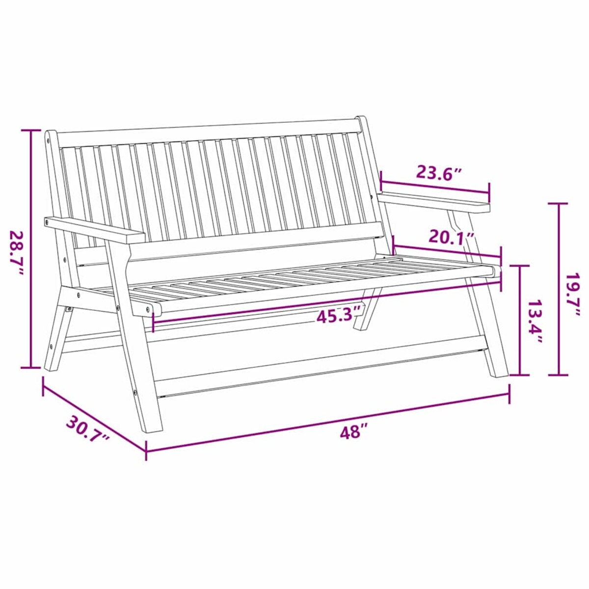 vidaXL Zestaw do jedzenia na zewnątrz Brązowy Lite Drewno Akacji