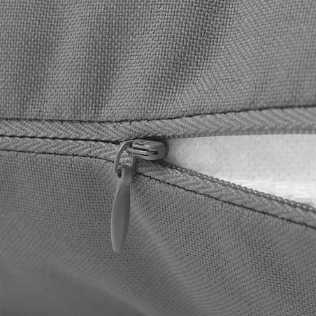 vidaXL Poduszki na zewnątrz, 4 sztuki, 60x40 cm, kolor szary