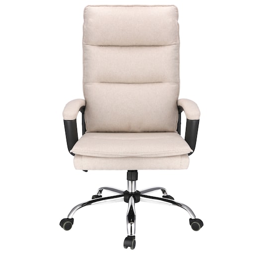 Fotel biurowy ESPO tkanina beżowy