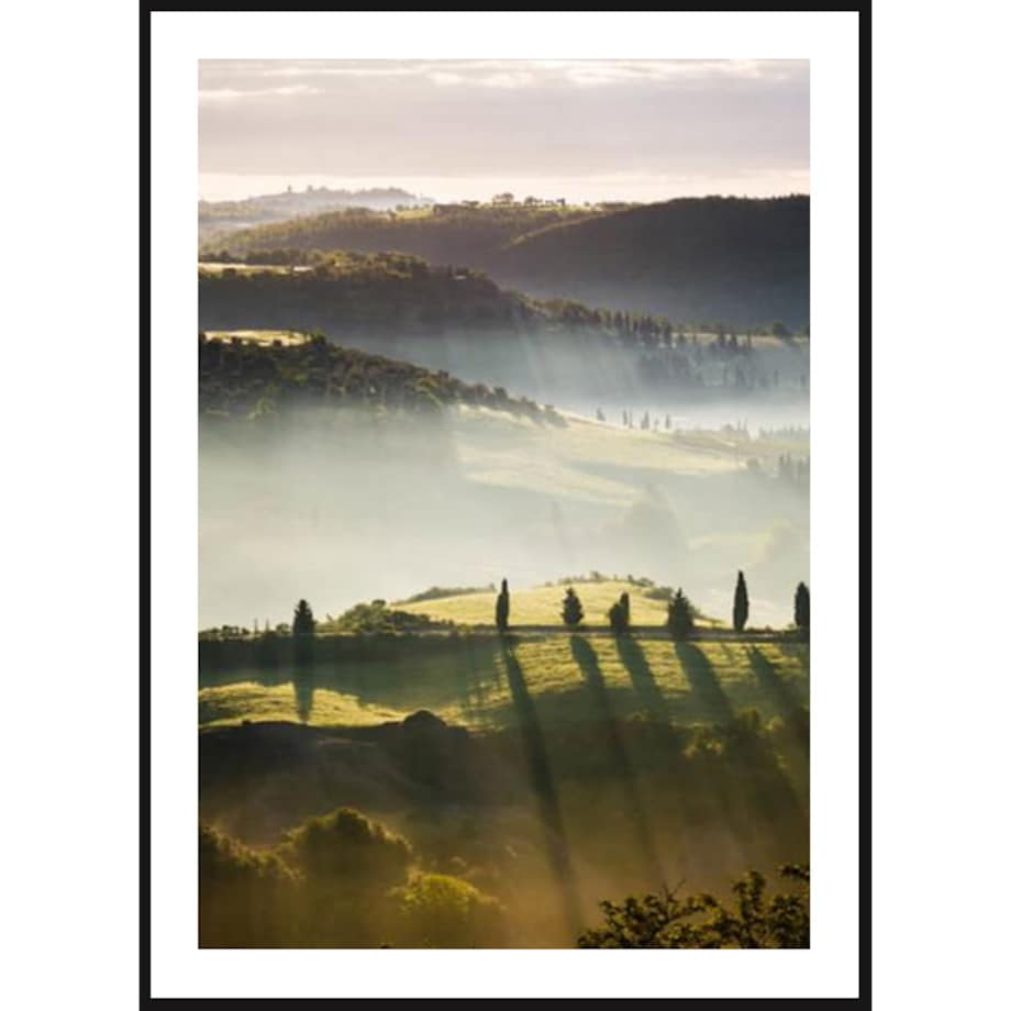 Poster Story, Plakat, Obraz - Toskania, wymiary 42 x 60 cm
