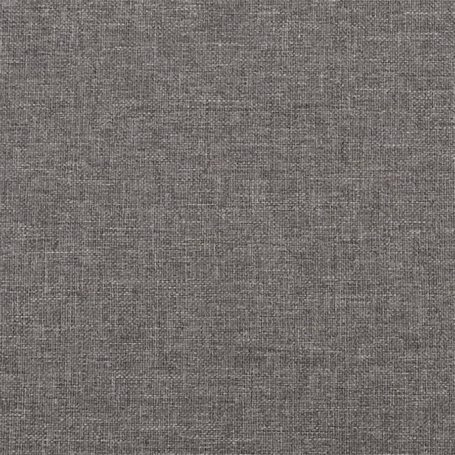vidaXL Sofa 2-osobowa, ciemnoszara, 140 cm, tapicerowana tkaniną