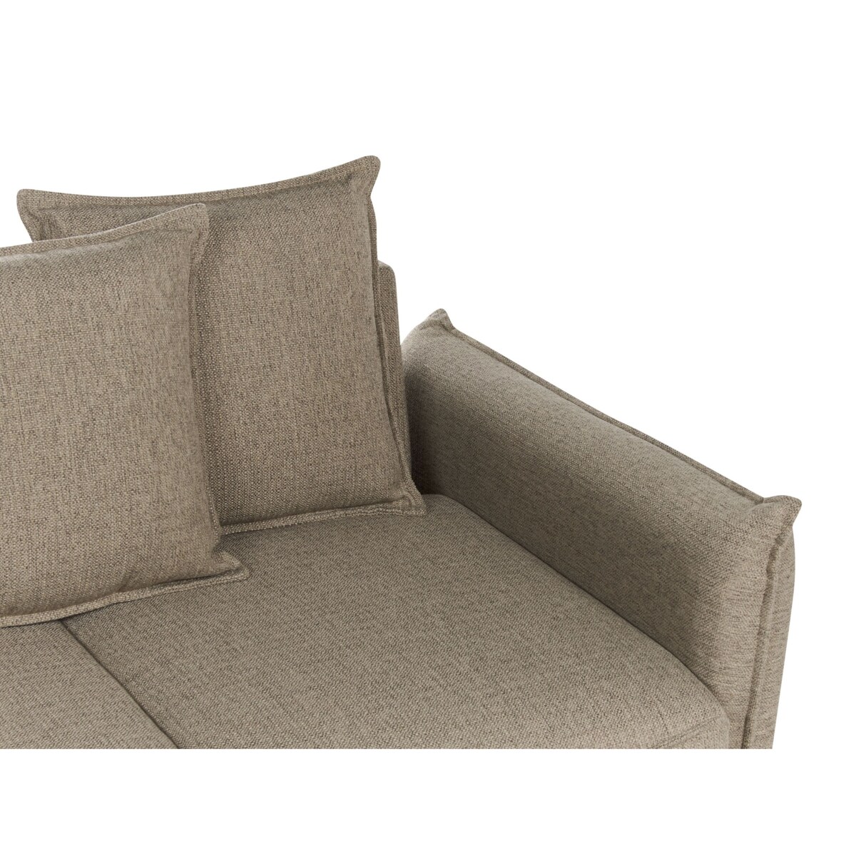 Sofa rozkładana z pojemnikiem brązowa KRAMA