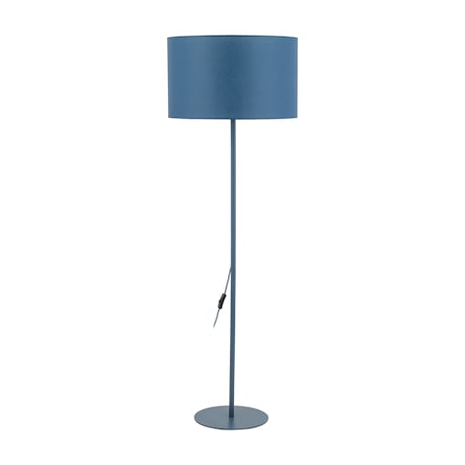 Lampa Stojąca Tk Lighting Dalum Granatowa Podłogowa 1Xe27 Abażur 50Cm, Wysokość 151Cm