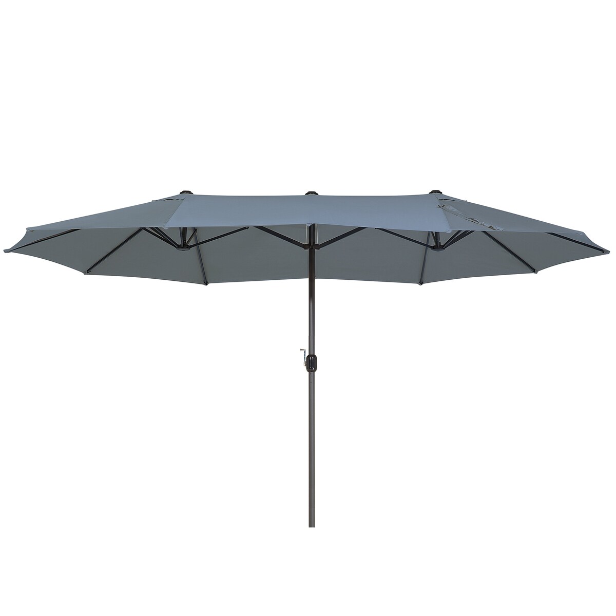 Parasol ogrodowy 460 cm SIBILLA Szary