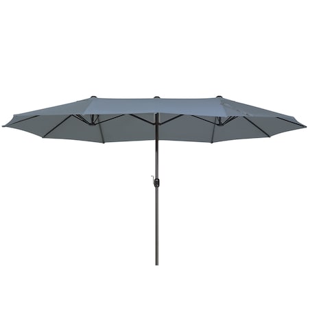 Parasol ogrodowy 460 cm SIBILLA Szary