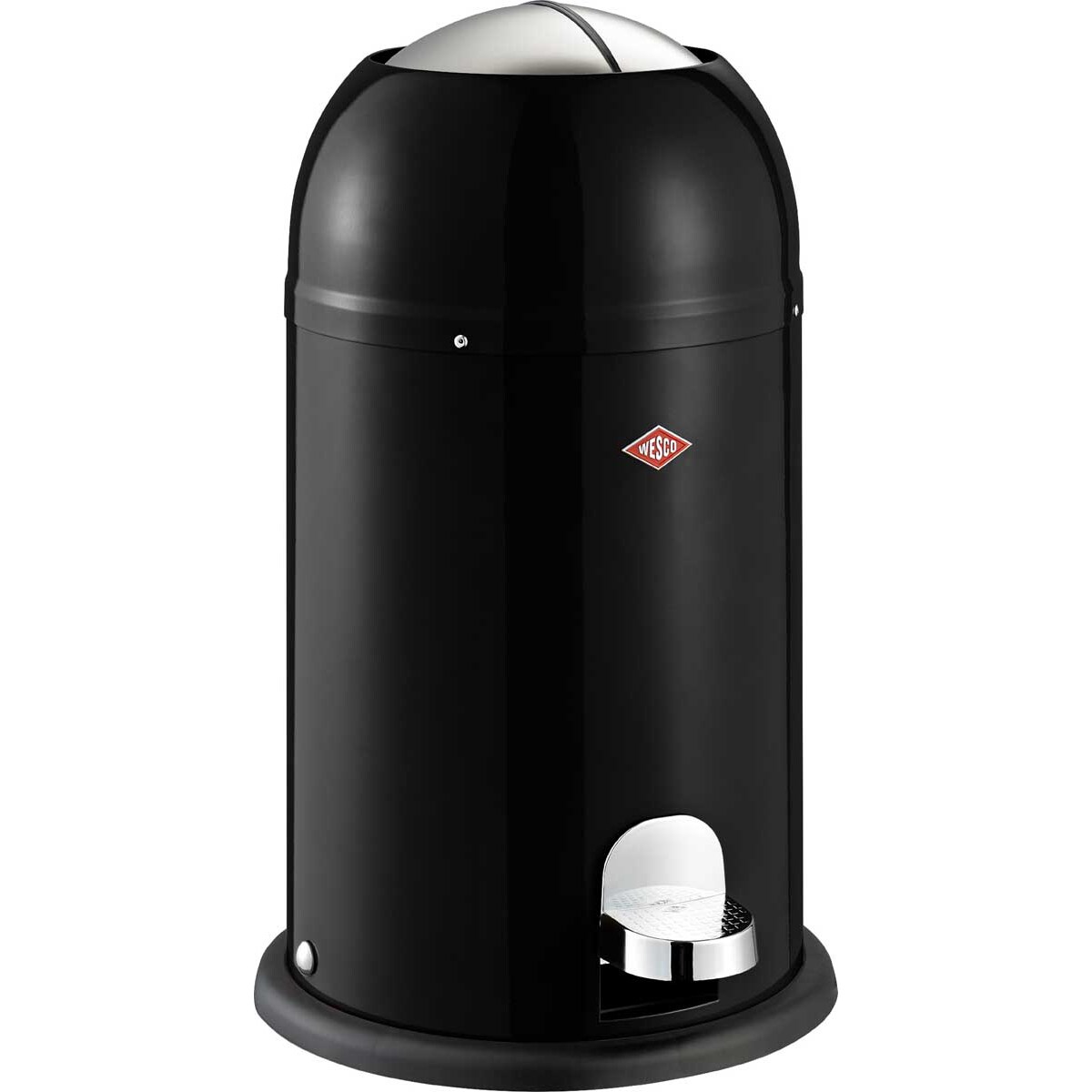 Kosz na śmieci czarny 12l Kickmaster Jr. Wesco