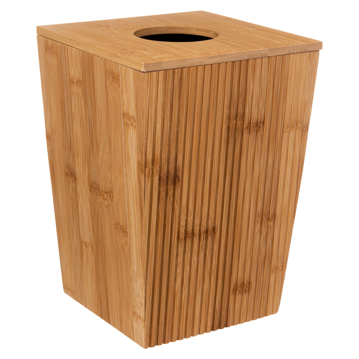 Kosz łazienkowy TERRE INCONNUE, bambusowy, 6 L, kolor brązowy