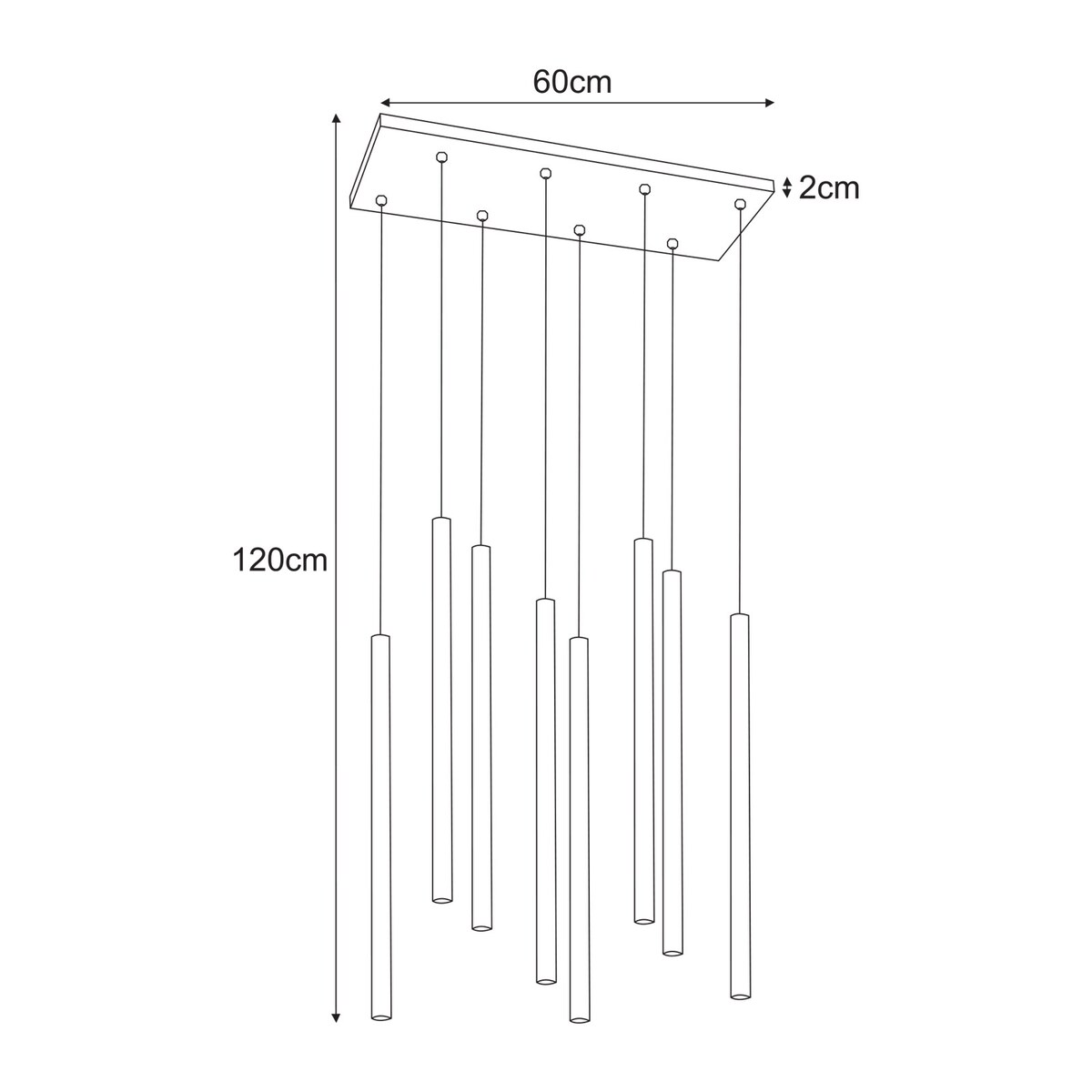 Lampa wisząca K-5837 z serii SUNO