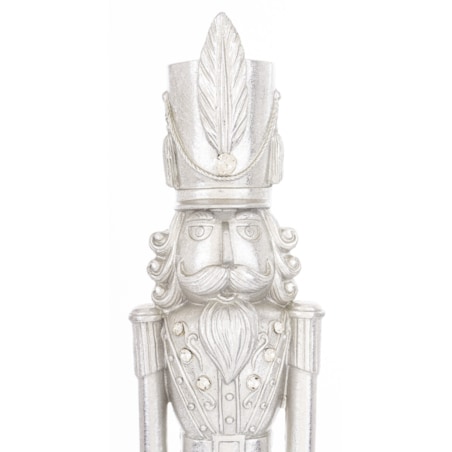 Figurka - Dziadek do orzechów 43x9,5x9 cm SILVER