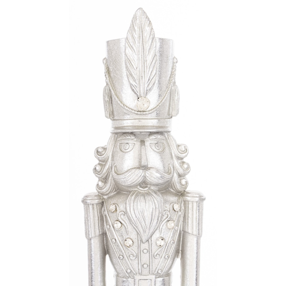 Figurka - Dziadek do orzechów 43x9,5x9 cm SILVER