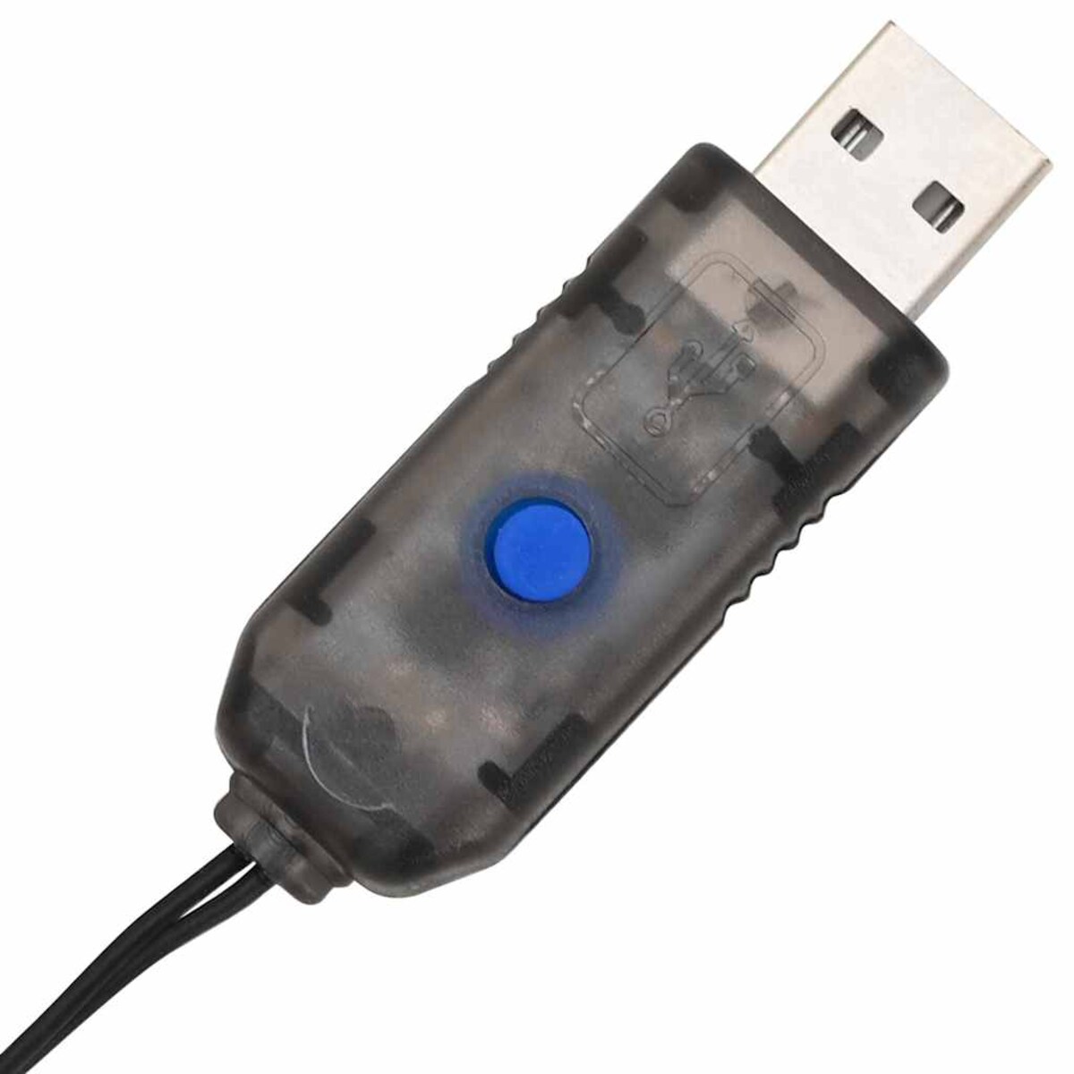 vidaXL Piłka z 160 diodami LED Ciepła biel 50 cm Metal