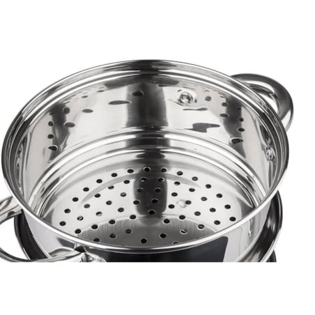 Garnki do gotowania na parze 4 ele. 22cm parowar indukcja KINGHOFF