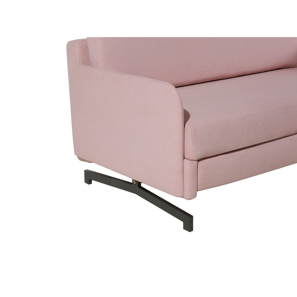 Sofa rozkładana BELFAST Różowy dla 2 osób