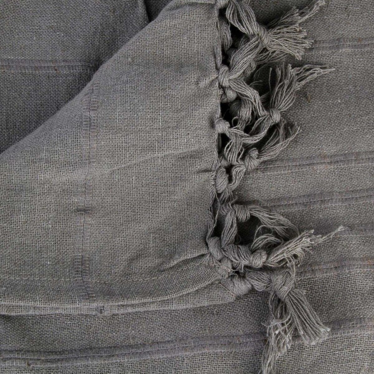 Narzuta z frędzlami na łóżko, 160 x 220 cm