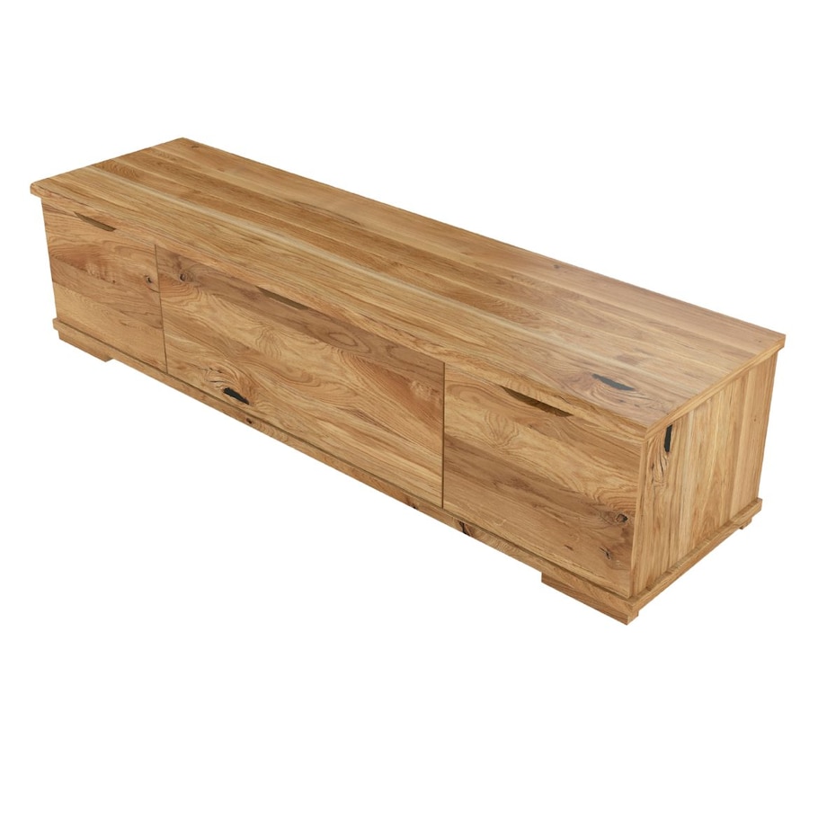 Drewniana szafka Rtv dębowa Visby Arhus / Lakier naturalny