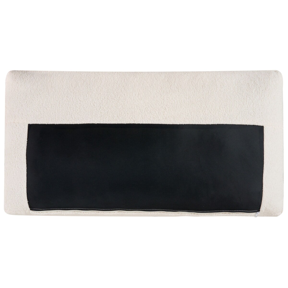 Sofa narożna prawostronna SIGGARD Biały Boucle