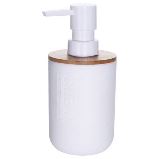 Dozownik na mydło z bambusowym wieczkiem