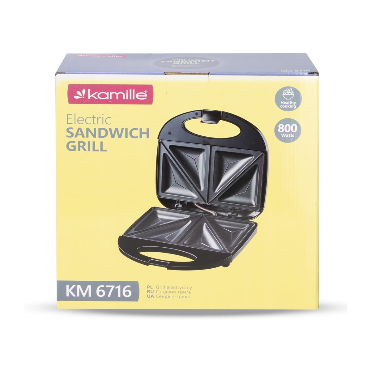 Opiekacz toster do tostów kanapek 800W KAMILLE