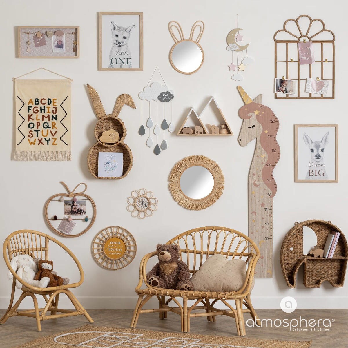 Ozdoba do dziecięcego pokoju, wisząca dekoracja dla dzieci, chmurka